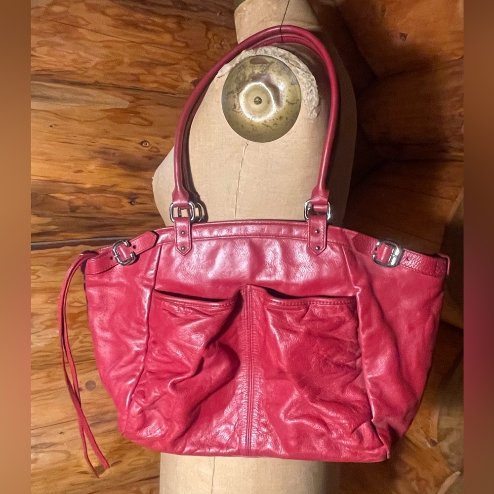 Club Monaco Vibrant Red Shoulder Bag